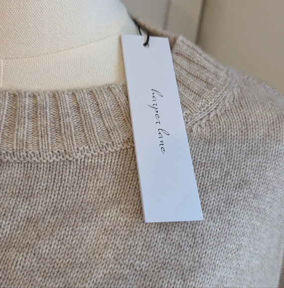 NWOT Harper Lane merino wool cashmere blend Logan Fairisle Sweater medium - Picture 5 of 8
